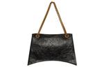 Сумка crush large chain bag 'black' Balenciaga, черный - фото 3