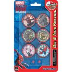 Миниатюра WizKids/NECA Marvel HeroClix: Spider-Man Beyond Amazing - Dice & Token Pack - фото