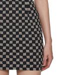 Мини-платье без рукавов с монограммой Misbhv, черный - фото 7