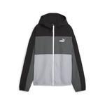 Куртка oversized hooded windbreaker 'grey' Puma, черный - фото