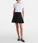 Шерстяная мини-юбка Givenchy, черный - фото 2