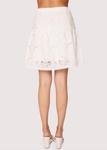 Белая мини-юбка для дневной носки LOST + WANDER - фото 2