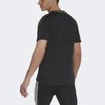 Футбольная майка мужская черная Adidas, черный - фото 3