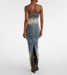 Джинсовое платье-бюстье Rick Owens, Hustler Degrade - фото 3