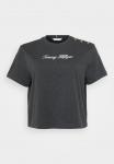 Футболка Tommy Hilfiger Curve SCRIPT TEE, Dark Grey Heather/Dark Grey - фото 5