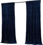 Штора Gardinenbox, 135x235 см, синий - фото