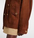 Замшевая куртка Miu Miu, Brandy - фото 5