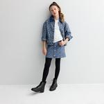 Джинсовая юбка с принтом гепарда, жаккардовая, на пуговицах, плиссированная Levi'S - фото 5