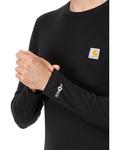 Футболка Carhartt Force Relaxed Fit Midweight Long Sleeve Pocket, черный - фото 3