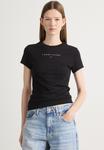Футболка Tommy Jeans SLIM BLING LINEAR TEE, Black - фото