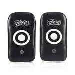 Пэды Fairtex Curved Kick Pads - Standard, черный/белый - фото 4