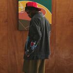 STARTER Куртка джинсовая унисекс серая NBA, Gray - фото 10