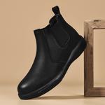 Ботинки Челси мужские черный Laoks - фото 12