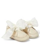 Кожаные туфли Baby Lony Donsje, Cream Leather - фото