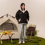 Стеганая куртка унисекс Nbno, черный/белый - фото 4