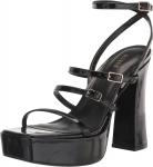 GUESS womens Yenna, Black Patent - фото