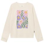 Женская толстовка ystad daisy block - pullover Dedicated, белый - фото