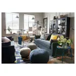 Пуф, серый, 56 см, SANDARED IKEA - фото 2