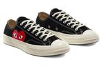 Кроссовки Converse Chuck 70 Plus Canvas унисекс, Black/Red - фото 5