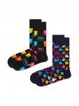 Носки Happy Socks 2-Pack Cat 1, черный - фото