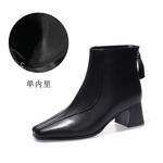 Devanro Черные женские ботильоны, цвет Black - фото 4