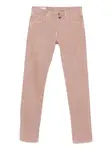 Брюки с пуговицами Incotex, розовый - фото