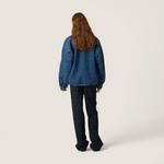 Клетчатые брюки MIU MIU, зеленый - фото 3