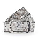 Ремень b.belt Handmade in Germany, серебряный - фото