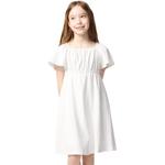 Платье для детей 3-7 лет UNIQLO, слоновая кость - фото 2