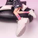 Массивные кроссовки женские 5,5 см AGSDON, белые [Всесезонные] - фото 6