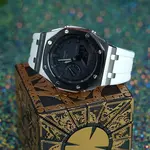 Часы Casio G-Shock Analog-Digital 2100 Series, арт. GA-2100-1A1, белый/серебристый/черный - фото 2