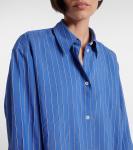 Полосатая рубашка Toteme, Cobalt - фото 4