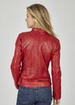 Кожаная куртка Тани 7eleven, красный - фото 3