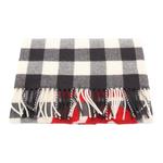 Клетчатый шарф с детализированным логотипом Acne Studios - фото 3