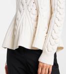 Вязаный свитер из шерсти и кашемира McQueen, Ivory - фото 5