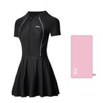 Купальник с юбкой для женщин LINING, черный - фото 6