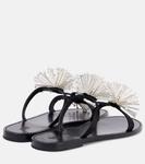 Бисерные сандалии Pucci, черный - фото 2