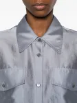 Серая рубашка с карманом R2W, серый - фото 5