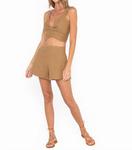 Шорты Amalia на резинке в цвете имбирь JBQ, Ginger - фото 2