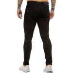 Мужские дизайнерские джинсы гиперстрейч Eto, черный - фото 4