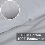 Пододеяльник ANRO LUNA, светло-серый - 200 х 220 см - фото 3