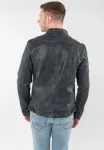 Кожаная куртка Mauritius, Anthracite - фото 3