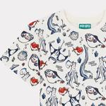 Детская футболка KENZO, белая - фото 4