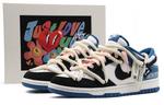 Кроссовки Nike Dunk Skateboard Shoes Men Low-Top Black Blue White - фото