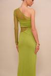 Платье WAL G. SOLADA ONE SLEEVE MAXI, Olive Green/Green - фото 6