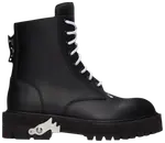 Ботинки Off-White Sponge Combat Boot 'Black', черный - фото