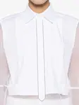 Хлопковая рубашка Brunello Cucinelli, белый - фото 5