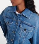 Кокон джинсовая куртка Givenchy, Medium Blue - фото 4