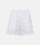 Льняные шорты Fallon Velvet, белый - фото