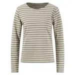 Свитер Fynch Hatton Stripe Slub Structue, бежевый - фото